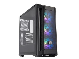 Obudowa Cooler Master MasterBox MB511 Mesh ARGB Midi Tower z oknem, czarna