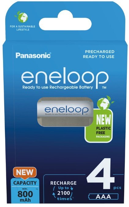 Akumulatorki R03 / AAA Panasonic Eneloop 800mAh BK-4MCDE/4BE (blister 4 szt.)