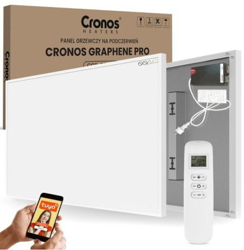 Panel grzewczy IR CRONOS Graphene PRO CGP-1100TWP White