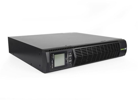 UPS ZASILACZ AWARYJNY Green Cell 1000VA 900W DO SZAFY RACK RTII Z WYŚWIETLACZEM LCD