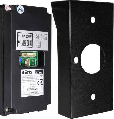 WIDEODOMOFN EURA VDP-98C5 czarny, wi-fi, Tuya