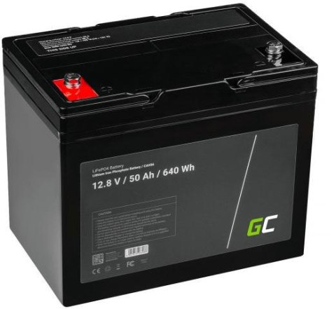 AKUMULATOR LITOWO-ŻELAZOWO-FOSFORANOWY LiFePO4 Green Cell 12V 50Ah