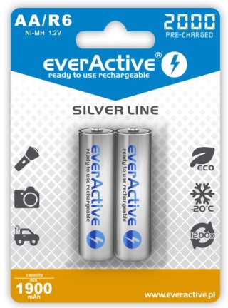 Akumulatorki R6 / AA Ni-MH everActive 2000mAh (box 2 szt.)