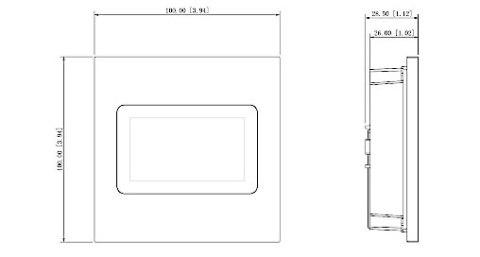 Moduł wyświetlacza DAHUA VTO4202F-MS