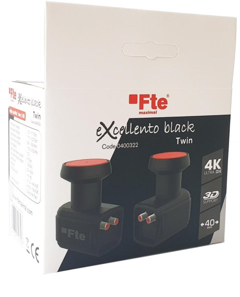 Konwerter Twin FTE eXcellento Black LTE 0,1 dB