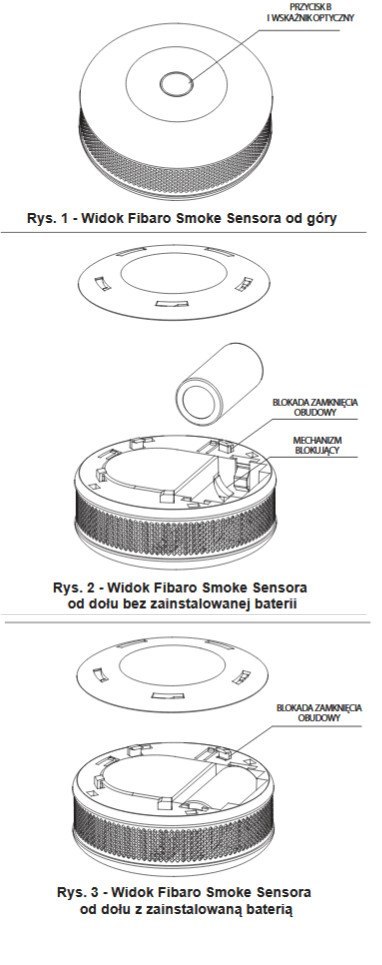 Czujnik dymu FIBARO Smoke Sensor 2 FGSD-002