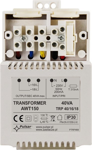 TRANSFORMATOR Pulsar AWT150 40VA/16V/18V TRP