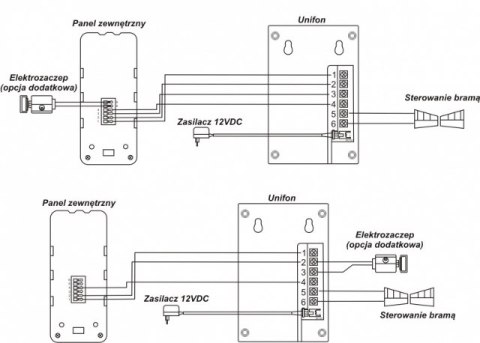 DOMOFON ORNO OR-DOM-RE-914/B CZARNY