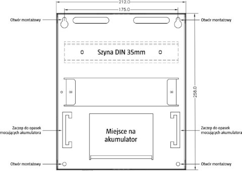 Zestaw kontroli dostępu ROGER PR402DR-SET