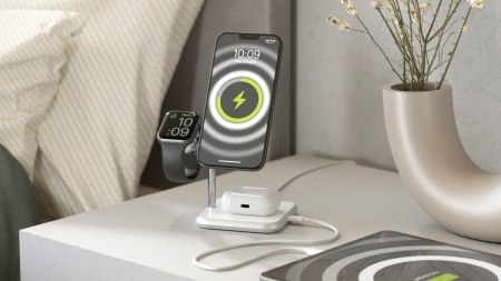 ZENS Aluminium 4w1 MagSafe - bezprzewodowa stacja ładująca MagSafe oraz Apple Watch - (MagSafe 15W, 5W Apple Watch, 18W USB-C PD