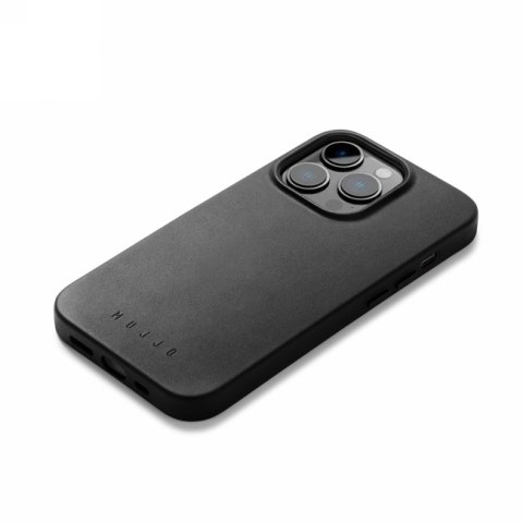 Mujjo Full Leather Case - etui skórzane do iPhone 14 Pro kompatybilne z MagSafe (black)