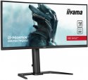 IIYAMA Monitor 34 cale G-MASTER GB3467WQSU-B5 VA,UWQHD,165HZ,HAS(15cm),1500R,4xUSB