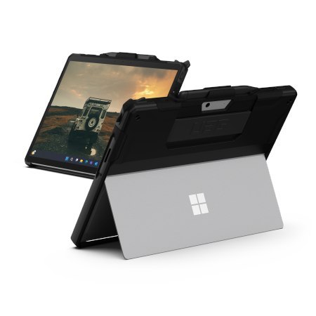 UAG Scout - obudowa ochronna z wbudowaną podstawką oraz paskiem na dłoń do Microsoft Surface Pro 9/10/11 (black)