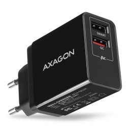 AXAGON ACU-QS24 Ładowarka sieciowa QC 24W, 2x port USB--A, QC3.0/AFC/FCP + 5V/1.2A