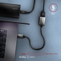 AXAGON RUCM-AFAC Kabel adapter USB 3.2 Gen 1 Type-C samiec -> Type-A żeńska, 0,2m, 3A, ALU