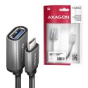 AXAGON RUCM-AFAC Kabel adapter USB 3.2 Gen 1 Type-C samiec -> Type-A żeńska, 0,2m, 3A, ALU