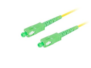 Patchcord światłowodowy Lanberg SM SC/APC-SC/APC SIMPLEX 3.0MM LSZH G657A1 2M żółty