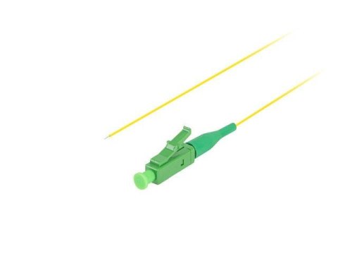 Pigtail światłowodowy Lanberg SM LC/APC EASY STRIP 9/125 G657A1 2M żółty