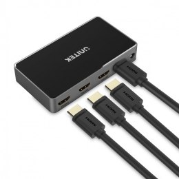 Unitek Rozdzielacz sygnału HDMI 3 IN - 1 OUT; V1111A