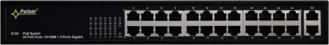 SWITCH POE PULSAR S124 24+2 UPLINK POE+ GIGABIT