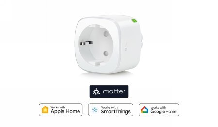 Eve Energy Matter - inteligentne gniazdo elektryczne z funkcją pomiaru zużycia energii (kompatybilność: Apple Home, Samsung Smar