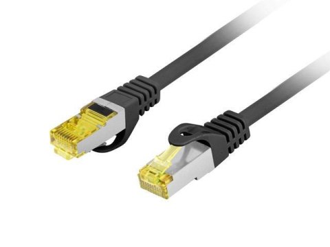 Patchcord Lanberg FTP kat.6A 1m LSZH CU fluke passed czarny