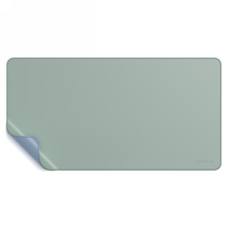 Satechi Dual Eco Leather Desk - dwustronna podkładka na biurko z eko skóry (blue/green)