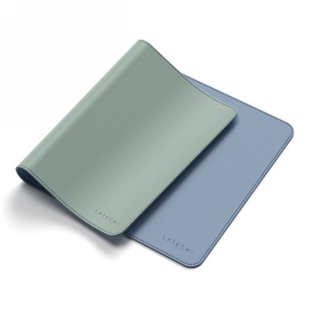 Satechi Dual Eco Leather Desk - dwustronna podkładka na biurko z eko skóry (blue/green)