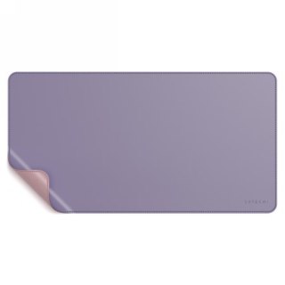 Satechi Dual Eco Leather Desk - dwustronna podkładka na biurko z eko skóry (pink/purple) [SD]