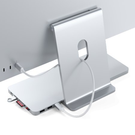 Satechi Slim Dock - stacja dokująca do iMac 24" USB-C (USB-C 10Gb, USBA-A 10Gb, 2x USB-A, czytnik kart micro/SD, kieszeń na NVMe