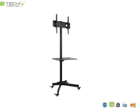 Stojak mobilny Techly 23"-55", 25kg regulowany