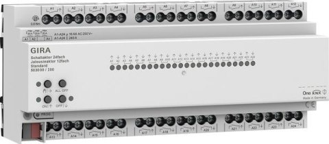 GIRA aktor przekaźnikowy/żaluzjowy 24x/12x 16 A standard KNX ONE 503000