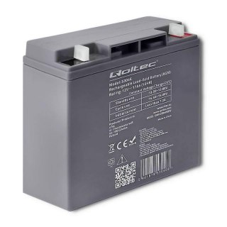 Akumulator AGM Qoltec 12V | 17Ah