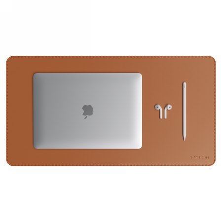 Satechi Eco Leather Desk - podkładka na biurko z eko skóry (brown) [SD]