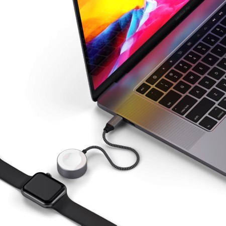 Satechi - magnetyczna ładowarka do AppleWatch USB-C 18cm (space gray)