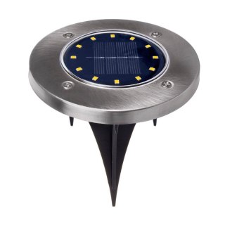 Lampa solarna najazdowa ogrodowa LED Maclean IP44, 12 LED SMD, 4000K, Ni-MH 600 mAh 0,7W MCE318