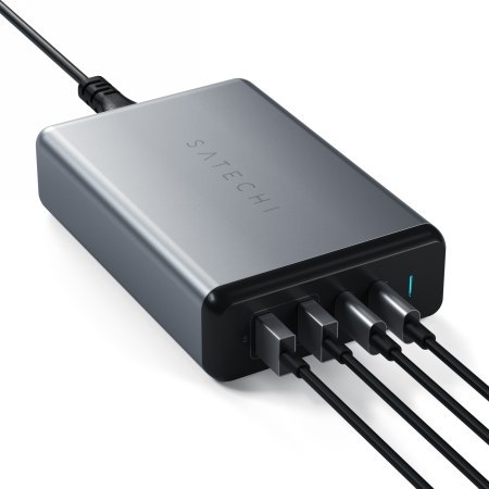 Satechi Desktop 108W Pro - ładowarka sieciowa (2x USB-C PD 90W/18W, 2X USB-A total 12W)