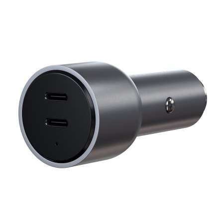 Satechi Dual - ładowarka samochodowa 40W 2x USB-C PD (black)