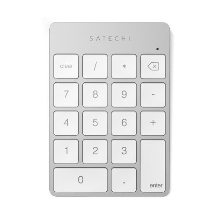 Satechi Slim Wireless Keypad - aluminiowa klawiatura numeryczna Bluetooth (silver)