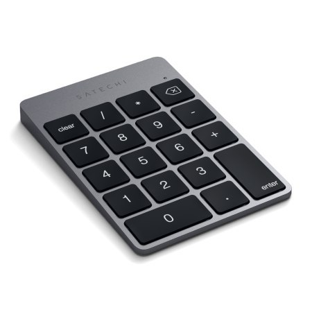 Satechi Slim Wireless Keypad - aluminiowa klawiatura numeryczna Bluetooth (space gray)