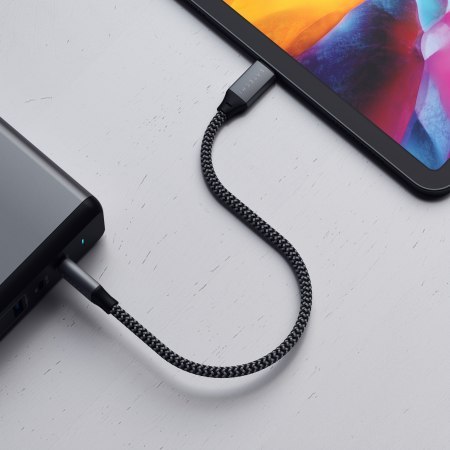 Satechi - kabel USB-C - USB-C 25cm 100W (space gray) [SD]
