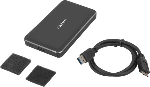 Zewnętrzna obudowa dysku Natec Oyster Pro Slim SATA 2.5cala USB 3.0 Czarny