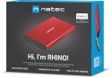 Zewnętrzna obudowa dysku Natec Rhino Go SATA 2.5cala USB 3.0 Czerwony