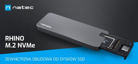 Zewnętrzna obudowa dysku Natec Rhino M.2 NVME USB-C 3.1 GEN2