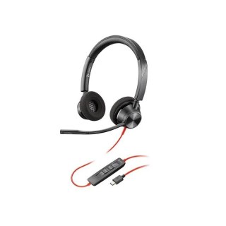 Słuchawki z mikrofonem Poly BLACKWIRE 3320 BW3320-M USB-C czarne