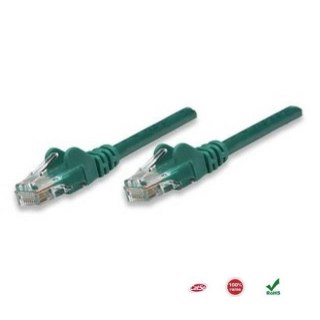 PatchCord 100% miedź Intellinet Cat.5e UTP, 3m, zielony