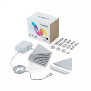 Nanoleaf Shapes Mini Triangles Starter Kit - panele świetlne (9 paneli świetlnych w tym kontroler) [eol]