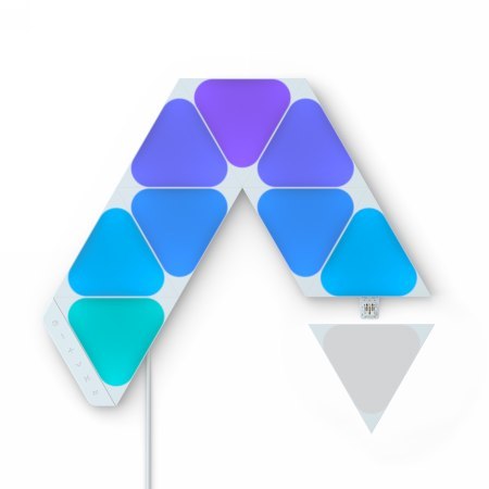 Nanoleaf Shapes Mini Triangles Starter Kit - panele świetlne (9 paneli świetlnych w tym kontroler) [eol]