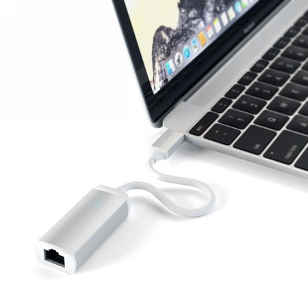 Satechi Type-C to Gigabit Ethernet - adapter USB-C/Gigabit Ethernet (silver)