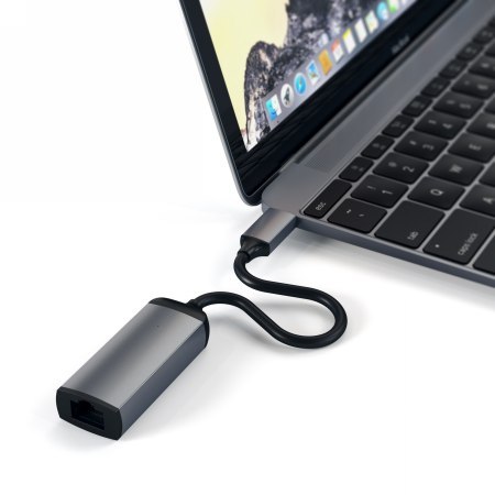 Satechi Type-C to Gigabit Ethernet - adapter USB-C/Gigabit Ethernet (space gray)